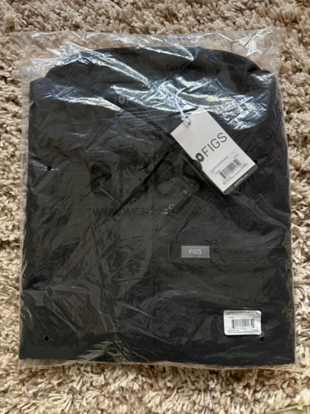 Figs - Women's Montex Scrub Top - Size L - Black - Picture 5 of 5